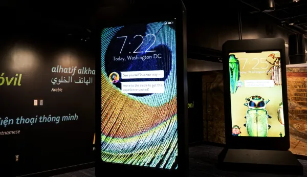 "Cellphone: Unseen Connections" Exhibit Virtual Tour Sample