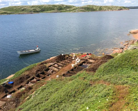 Excavation of a Basque whaling site