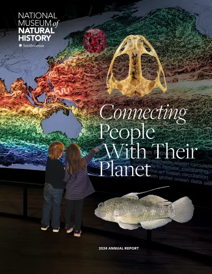 Cover page of 2024 NMNH Annual Report